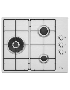 Encimera Beko HIGG63125SCX 3 fuegos 60cm gas i