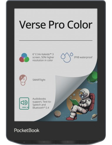 Verse Pro Color lectore de e-book Pantalla t?ctil 16 GB Wifi Negro Azul