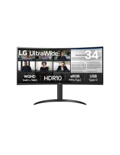 34WR50QK-B pantalla para PC 864 cm (34) 3440 x 1440 Pixeles Wide Quad HD Negro