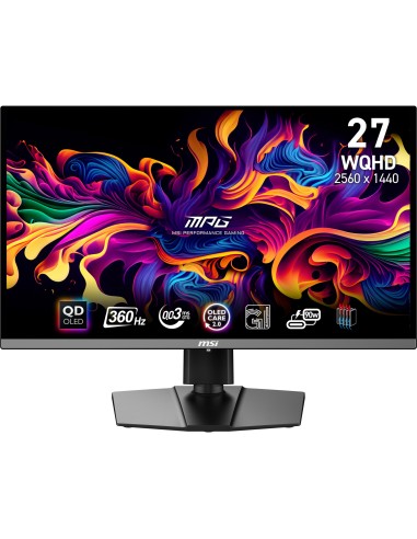 MPG 271QRX QD-OLED pantalla para PC 673 cm (26.5) 2560 x 1440 Pixeles Wide Quad HD QDOLED Negro