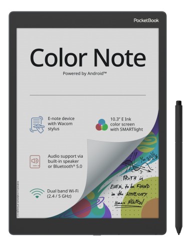 Color Note lectore de e-book Pantalla t?ctil 32 GB Wifi Negro Azul