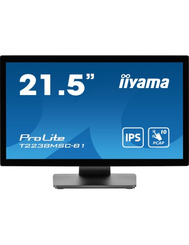 ProLite T2238MSC-B1 pantalla para PC 546 cm (21.5) 1920 x 1080 Pixeles Full HD LED Pantalla t?ctil Negro
