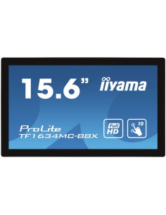 ProLite TF1634MC-B8X pantalla para PC 396 cm (15.6) 1920 x 1080 Pixeles Full HD LED Pantalla t?ctil Multi-usuario Negro