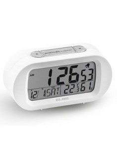 Reloj despertador Elbe RD009B digit. blanco temp