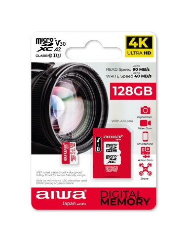 Memorias AIWA MSDV30128GB  microSDXC clasificado p