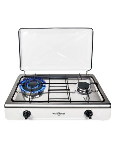 Hornillo Vitrokitchen 252BB 2 fuego Gas Triple