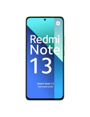 Redmi Note 13 169 cm (6.67) Ranura h?brida Dual SIM Android 13 4G USB Tipo C 8 GB 512 GB 5000 mAh Verde Color menta