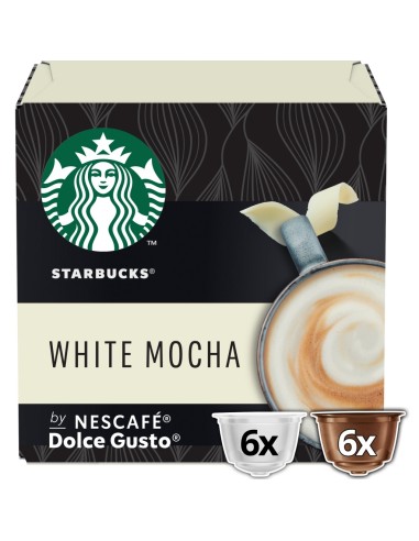 Capsula Starbucks DG Sbux Latte White Mocha 12Cap