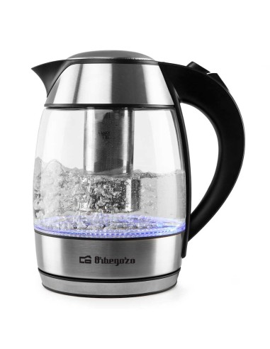 Hervidor Orbegozo KT6040 1.8L Jarra Cristal