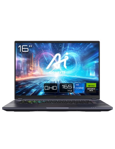 AORUS 16X 9KG-43ESC94SD ordenador portatil Intel(R) Core(TM) i7 i7-13650HX Port?til 406 cm (16) WQXGA 16 GB DDR5-SDRAM 1 TB SSD 