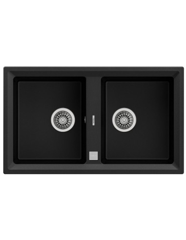 Fregadero Teka Stone 90 B-TG 2C V.AUTO negro