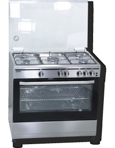 Cocina Rommer CHG960XFGINOXBUT 5f Horno gas Ino