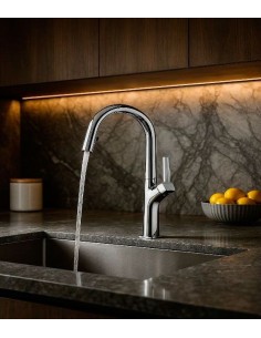 Grifo monomando Nova FR41 extraible modelo grey