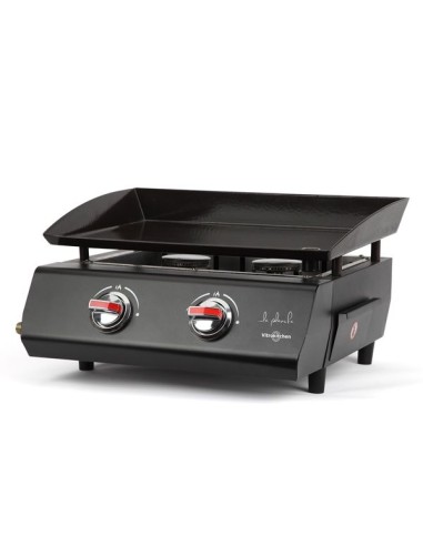 Plancha Gas Vitrokitchen PG230NB 2 Quemadores 5.