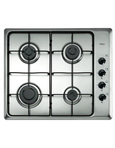 Encimera Teka HLX604GALB 4fuegos inox butano