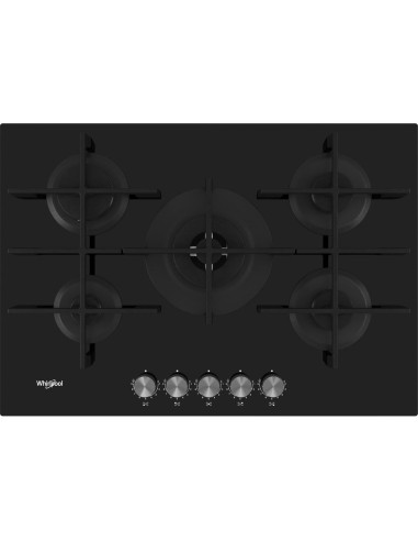 ENCIMERA WHIRLPOOL GOWL728NB 5 fuegos 73cm Gas