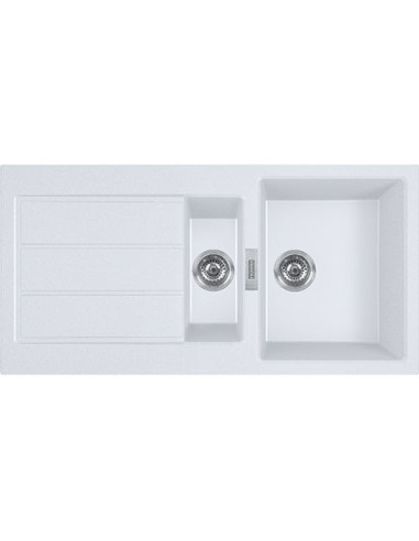 FREGADERO FRANKE SIRIUS S2D-651 BLANCO POLAR