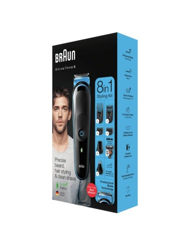 Afeitadora multi-groomer Braun MGK5265BLKBLU 8in1