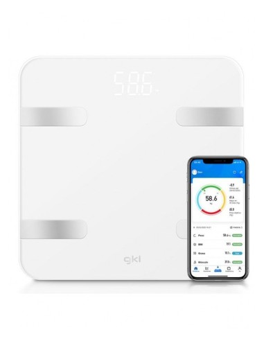 B?scula ba?o GKL FITBLUE300 WHITE fitness