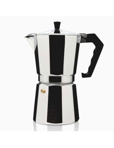 Cafetera italiana Haeger CP12A009A 12 tazas alum