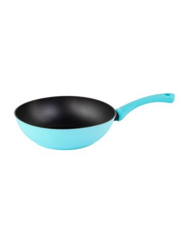 Wok Inoxibar 18833 rainbow blue 28cm