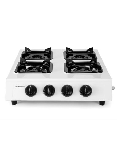 Hornillo Orbegozo FO4000 butano 4fuegos blanca