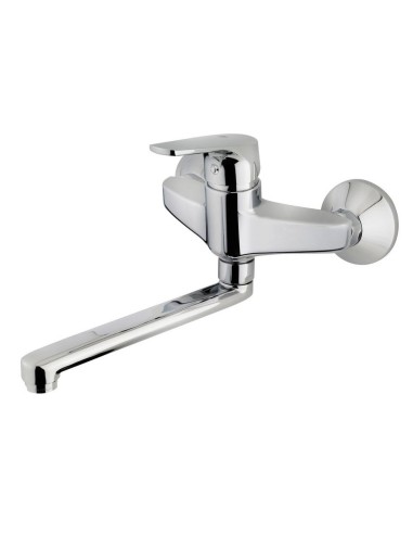 Grifo Teka MTP025 cromo mural monomando
