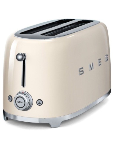Tostador Smeg TSF02CREU 50 style 4 rebanadas crem