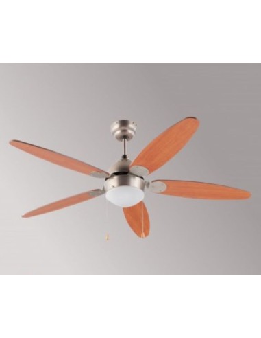 Ventilador Techo FM VT130 132cm 5 aspas luz