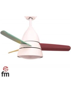 Ventilador Techo FM VTKIDSL  DC 90cm ? cLuz cMa
