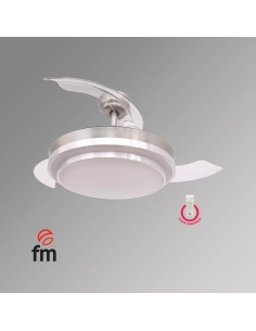 Ventilador techo FM VTSENZA dc 107 cm ? cluz cm
