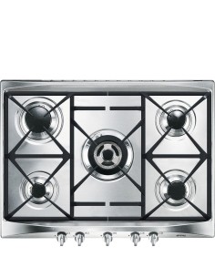 Encimera Smeg SR275XGH2 Gas Inox 5 Zonas de coc