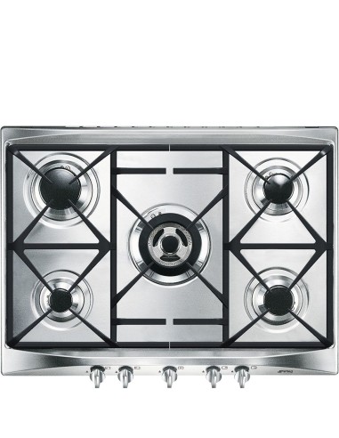 Encimera Smeg SR275XGH2 Gas Inox 5 Zonas de coc