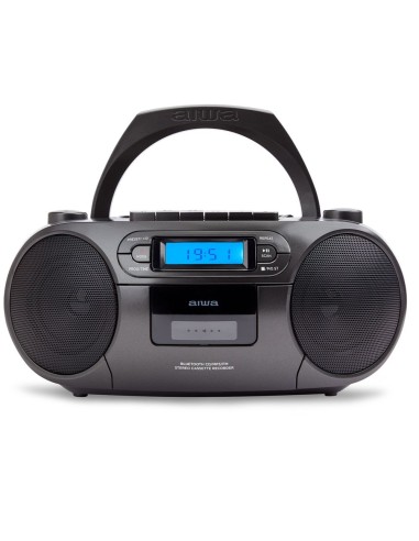 Radio CD AIWA BBTC550BK oBoombox con lector de cas
