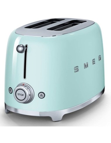 Tostador Smeg TSF01PGEU 50 style 2 rebanadas verd