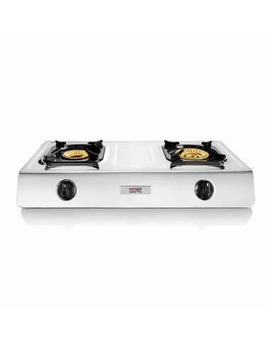 Cocina portatil Haeger 2N5H safine plus a gas 2 q