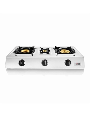 Cocina portatil Haeger 3N5H triple safine a gas 3