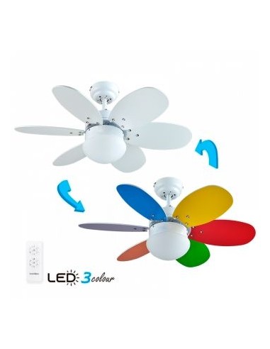 Ventilador Techo Bastilipo BOLONIA DC 75CM 6 VEL