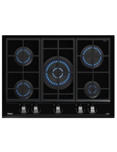 Encimera Teka GZC75330XBABK Cristal-gas 70cm