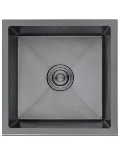 Fregadero Nova TRENTO4040N 40X40 Acero Negro