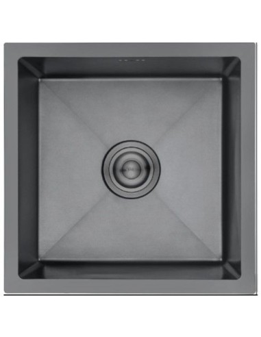 Fregadero Nova TRENTO4040N 40X40 Acero Negro