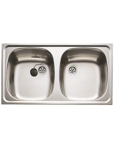 Fregadero Teka E502C 2 senos mueble 80cm