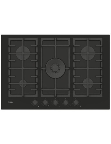 Encimera Haier HAVG75S2B 75cms 5fuegos Gas Cri