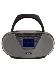 Radio Cd Aiwa BBTU500DABBK Boombox de estilo mode