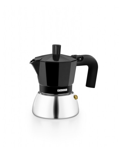 Cafetera induction Monix M863003 inox black 3 taz
