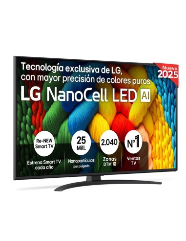 Tv LG 50NANO81A6A 50  60Hz 4K Smart TV