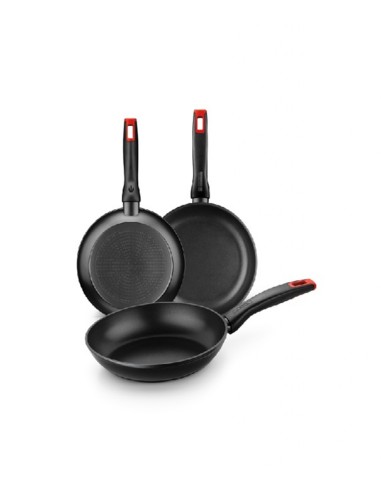 Lote sartenes Monix M270031 182226cm cherry