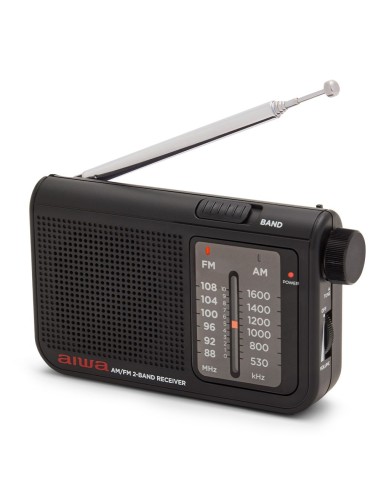 Radio AIWA RS55BK Receptor de radio de bolsillo co