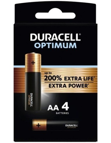 Pilas DURACELL AALR06K4OPTIMUM Duracell Optimum -