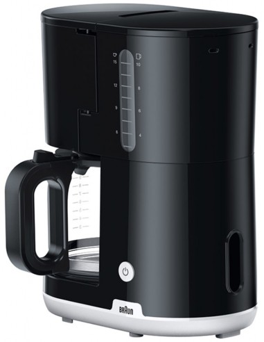 Cafetera goteo Braun KF1100BK, 15 tazas, Negro